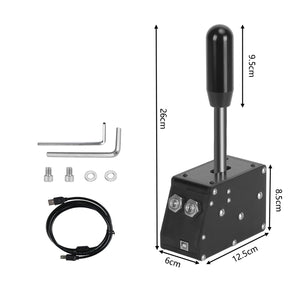 Simplayer SQB002-S Sequential Shifter Sim Shifter w/ Short Handle for Logitech G27 Thrustmaster T-GT