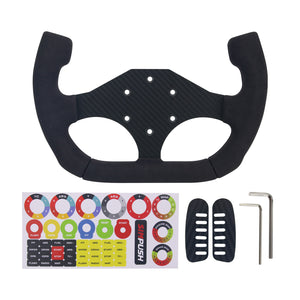 Ox Horn Racing Steering Wheel SIM Racing Wheel Video Game Accessory for DIY Projects
