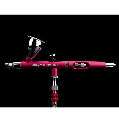 HOBBY-MIO HM-231 0.3MM Lightweight and High Precision Dual-action Airbrush for Model Color Spraying DIY Compressor Tool