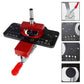 35mm Hinge Jig Aluminum Alloy Hinge Drilling Jig (with Drill Guide Locator) for Cabinet Door Hinges