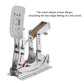 Simplayer Pro Clutch Pedal Sim Racing Pedal PC Racing Simulator Individual Clutch for Racing Games