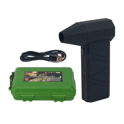 X3 Upgraded Version Handheld Super Power Turbo Fan Violent Turbo Blower 130000RPM 52+M/S Brushless Motor