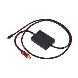 1M/3.3FT Digital Optical Audio Cable Amplifier Audio Cable for iPhone Mobile Phone to Square Port