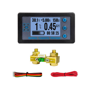 VA9210 High Precision Coulometer with 300A Diverter Battery Capacity Manager Low Power Consumption Voltmeter Ammeter
