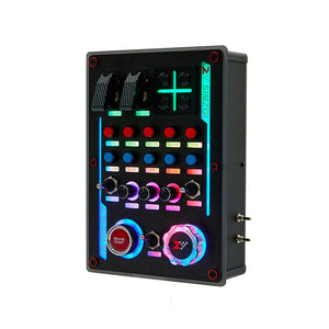SIMZQI X5 Button Box Sim Racing Simulator RGB Controller Box for Thrustmaster Simagic Fanatec