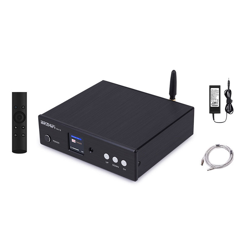 BRZHIFI SU13 Advanced Version Audio Decoder HiFi Bluetooth5.0 ES9068 DAC Headphone Amplifier with OPA1612 Op Amp