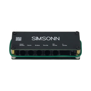 SIMSONN 2-Pedal Set HE Pedals SIM Racing Pedals Load Cell Pedals without Pedal Plate &amp; Hydraulic Rod