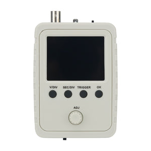 DSO150 Shell Oscilloscope Kit Handheld Oscilloscope with BNC-Clip Cable P6100 Probe Power Adapter
