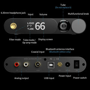 AUNE FLAMINGO Standard Version Audio Decoder DAC Electronic Tube Amplifier Support OP AMP Mode PCM32bit/768k