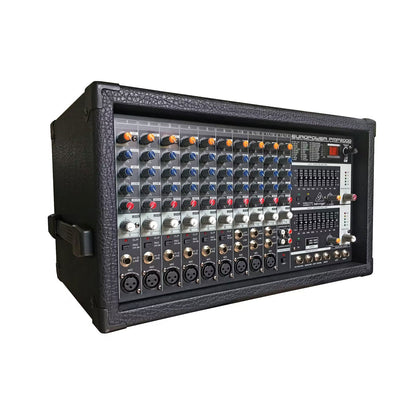 PMP2000 1000W 14-Channel Active Audio Mixer Ultra-low Noise 2x350W Stereo Multi-effects Processor