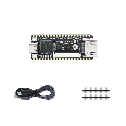 Sipeed Tang Nano 20K RISCV Linux Retro Game FPGA Development Board (with Non Soldered Pin Headers)