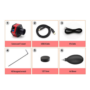 Player One Mars-M II (IMX462) 2.1MP Mono Camera Astronomical Camera Planetary Camera for Planets