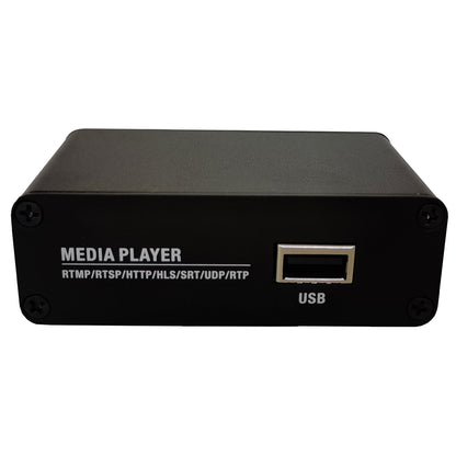 USB Video Streamer Live Streaming Media Player USB Audio Player Support for for TS/HLS/FLV/RTSP/RTMP/RTMPS/UDP/RTP/SRT