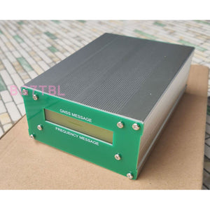 LCD-GNSS GPS Clock 10MHz GNSS Disciplined Oscillator with LCD Frequency Display for GPS + GAL + GLO + QZSS
