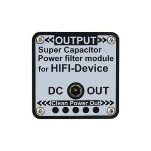 12V 3F Super Capacitor Power Filter Module for Hifi Line Filter EMI Filter DC2.1 Input Output Ports