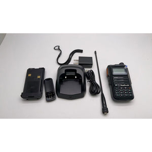 HamGeek UV-4R DMR Radio + Analog VHF UHF Radio Walkie Talkie DSP Noise Reduction FM AM Receiver