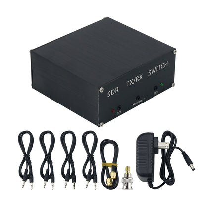 HamGeek 100W SDR Transceiver Switch TX RX Switch Antenna Sharer TR Switch Box with Accessories