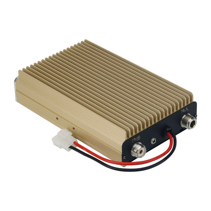 UHF 400-470MHz FM/AM/SSB Walkie Talkie Power Amplifier 10W-80W Selectable Power Levels &amp; SWR Display