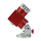 JUWEI-17 Red Harmonic Equatorial Mount with Narrow Dovetail Groove for Astronomical Telescope Compatible with Theodolite Mode
