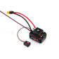 Hobbywing QuicRun WP-120A-G2 Brushless ESC 2-4S LiPo Input 5A (6V/7.4V) BEC for 1/10 RC Cars/Trucks