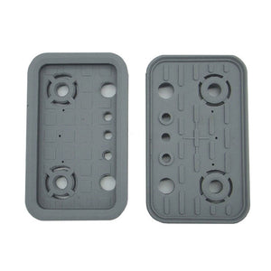 5pcs Top Suction Plates Rubber Suction Pad (125mmx75mmx17mm with Small Hole) for Vacuum Blocks