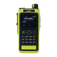 Fluorescent Green VR-N76 Portable Handheld Walkie Talkie UV Dualband IP67 Waterproof Outdoor Radio Bluetooth GPS Positioning