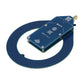 10KHz-180MHz Mini Active Antenna LW/MW/SW/FM Aviation Portable High Gain Loop Antenna Compatible with SMA-K/SMA-J Connector