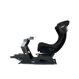 CONSPIT GT-Lite Sim Racing Simulator Cockpit (w/ Upgraded Pro Black Seat &amp; without Vibration Module)
