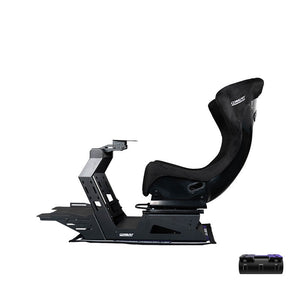 CONSPIT GT-Lite Sim Racing Simulator Cockpit (with M-DVF Vibration Module &amp; Upgraded Pro Black Seat)
