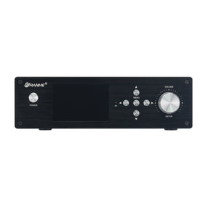 Black RH-202XPRO Audio Decoder Lossless Bluetooth 2xES9038Q2M DAC with 3.5-inch TFT Screen Support USB-PC Input
