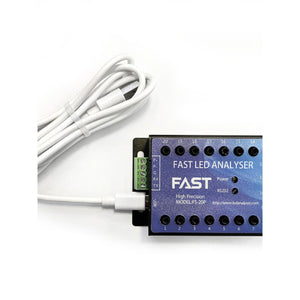 FS-6P 6-Channel High Precision Calibration Fast LED Analyzer HSI/RGB/XY Chroma/Main Wavelength LED Tester