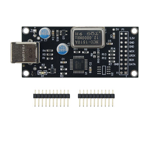 Digital USB Sound Card Module I2S Output Based on PCM2706 with Independent Active Crystal Oscillator