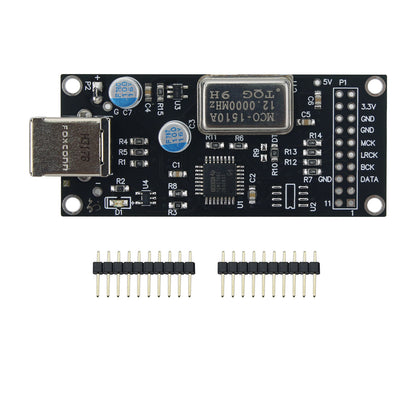 Digital USB Sound Card Module I2S Output Based on PCM2706 with Independent Active Crystal Oscillator