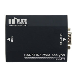 UTA0503 CAN &amp; LIN Analyser USB To CANFD LIN PWM K Protocol Support DBC LDF Electromagnetic Isolation