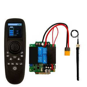 TXG4-RX40G Set 12V/24V 40A High Power Remote Controller Transmitter One-click Return for Trawl Boat