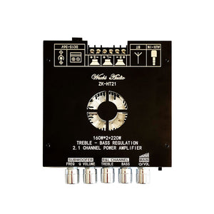 HT21 Integrated Version 2.1Channel TDA7498E Bluetooth Power Amplifier Board Subwoofer 160Wx2+220W with Shell
