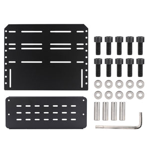 Simplayer Aluminum Alloy Pedal Base Plate Sim Racing Pedal Mounting Plate (Top Plate + Base Plate)