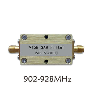 915M 26MHz Bandpass SAW Filter RFID Remote Control IoT Filter RF Accessory with SMA Female Connector