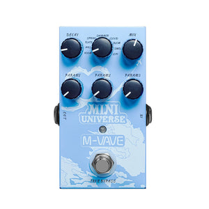 M-VAVE Mini Universe Digital Reverb Pedal Guitar Pedal with 9 Reverb Effects &amp; True Bypass Design