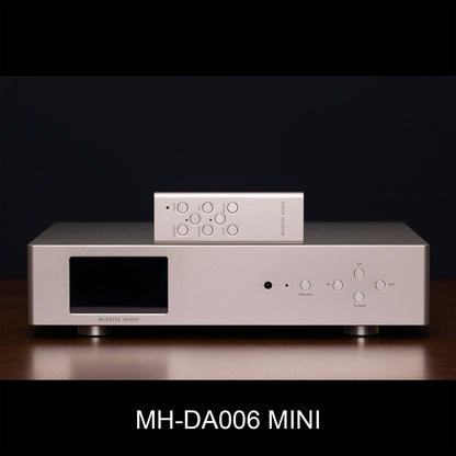 MUSETEC Silvery MH-DA006MINI Audio Decoder Bluetooth ES9039PRO DAC Built-in USB Digital Interface for Amanero