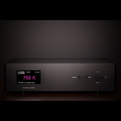 MUSETEC Black MH-DA006 Flagship DAC 6xO-type Transformer Audio Decoder Built-in High Performance USB Interface