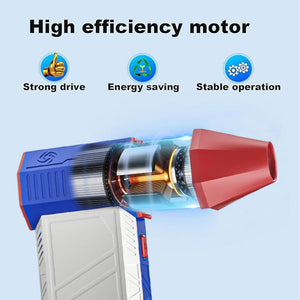 X3 Portable Super Power Violent Turbo Fan 130000RPM High Speed Brushless Motor 52m/s Three Gear Switch