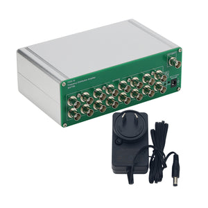 FDIS-16 Frequency Distribution Amplifier with 16 Ports to Output Square Wave TTL Level (BNC-3.3Vpp)