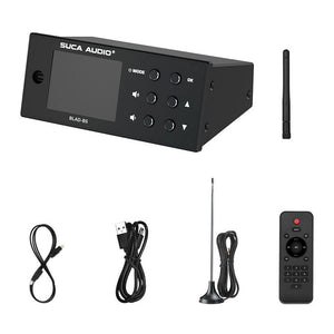 SUCA AUDIO BLAD-B5 Bluetooth Receiver Hifi Audio Decoder DAC w/ 2.4&quot; Screen for Amplifiers Speakers