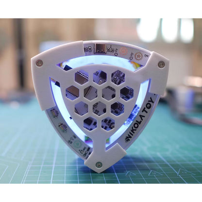 NIKOLA TOY V3 Self-balancing Lelo Triangle RGB Triangle (with 3D Printed Shell &amp; Anti-slip Strips)