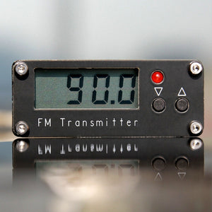 RC-FMD5W2 76-108MHz 2KM Digital Display FM Transmitter 0.5W Stereo Transmitter with Memory Function