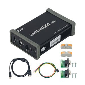 ZLG USBCANFD-400U USB to CAN FD Adapter USB to CAN (FD)-bus Interface with 4CH CANFD &amp; 2CH LIN
