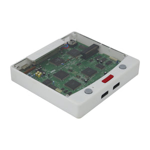 White SAROO Saturn Game Programmer Hardware Drive-free Game Console with Power Adapter for SEGA