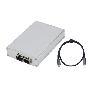 A2 10G Double SFP Port X520 Thunderbolt to Network Interface Controller External Expansion Dock