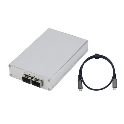 A2 10G Double SFP Port X520 Thunderbolt to Network Interface Controller External Expansion Dock